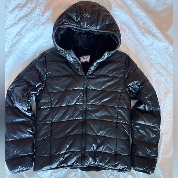 TNA Jackets & Blazers - TNA Black Puffer Jacket